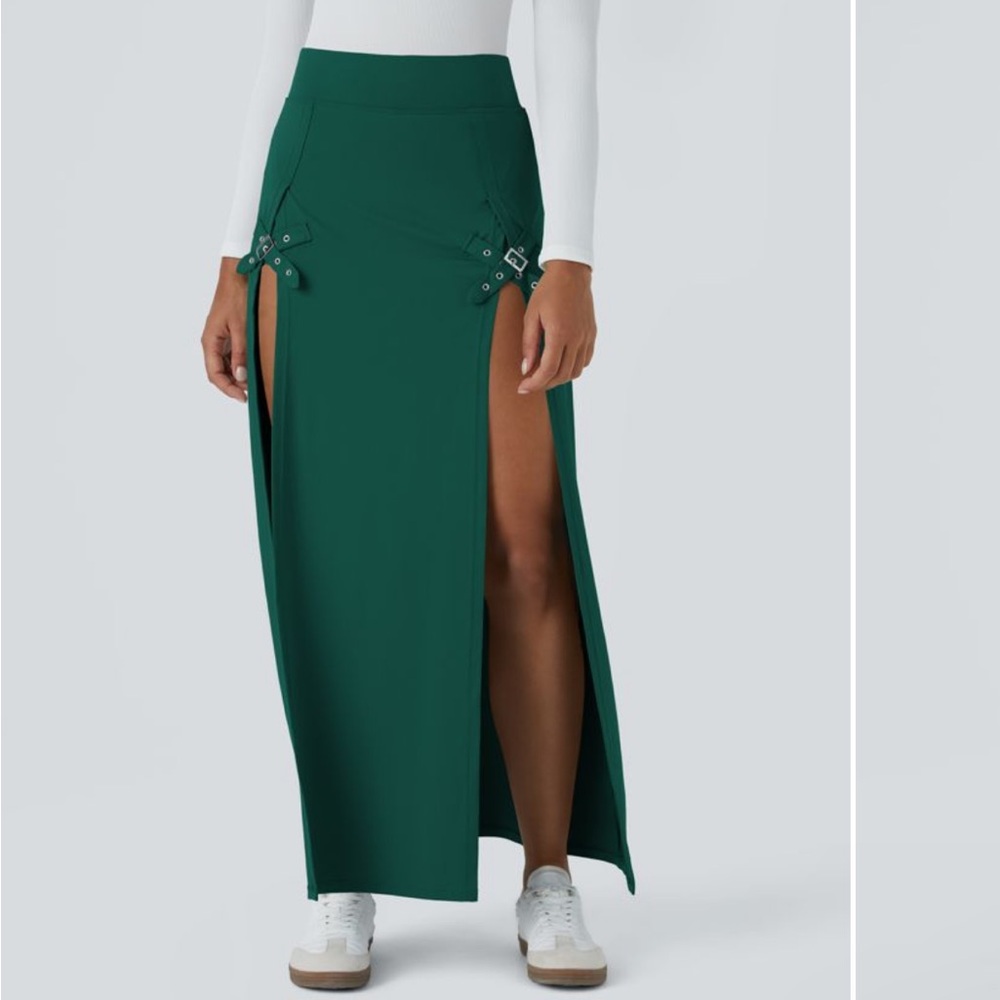 Halara Buckle Maxi Skirt - Picture 6 of 9